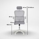 Flexo ergonomikus irodai forgószék deréktámasszal