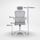 Flexo ergonomikus irodai forgószék deréktámasszal
