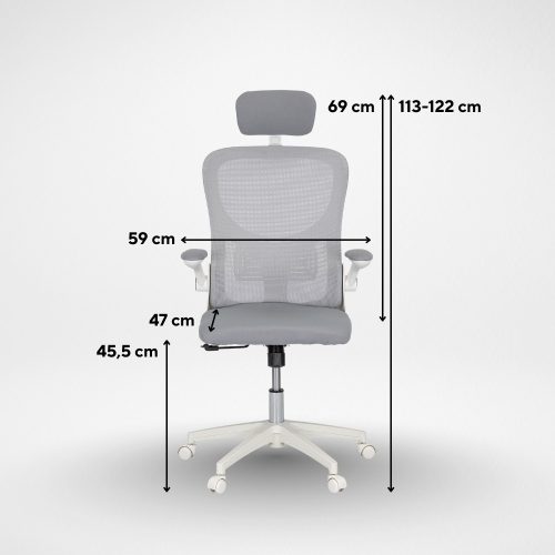 Flexo ergonomikus irodai forgószék deréktámasszal