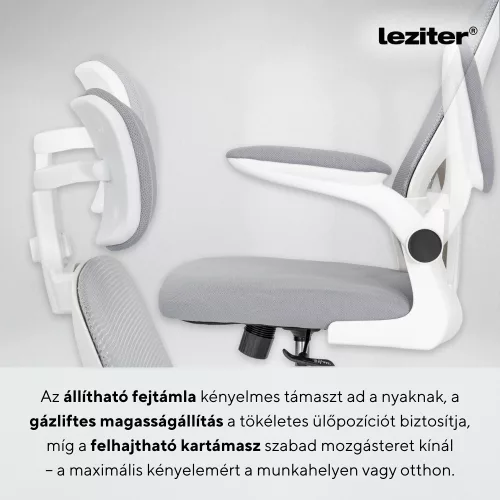 Flexo ergonomikus irodai forgószék deréktámasszal