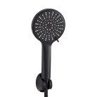 Lili 5 funkciós kézizuhany tömlővel tartóval fekete