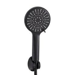 Lili 5 funkciós kézizuhany tömlővel tartóval fekete