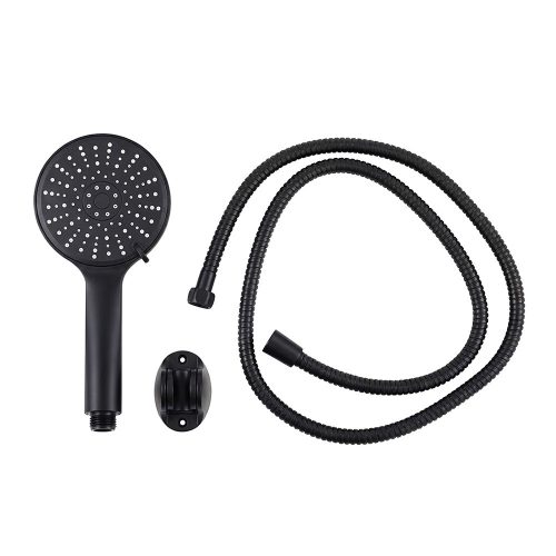 Lili 5 funkciós kézizuhany tömlővel tartóval fekete