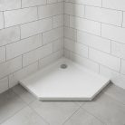 Modena Slim ötszögletű alacsony akril zuhanytálca 100x100 cm