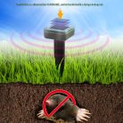 Napelemes rágcsálóriasztó 2 db - ultrahangos, IP65, nagy lefedettség, 30 m táv