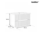 Trent 80 alsó szekrény mosdóval