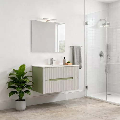 Trent 80 alsó szekrény mosdóval