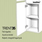 Trent függesztett oldal szekrény