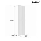 Trent függesztett oldal szekrény barna