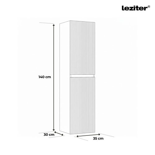 Trent függesztett oldal szekrény