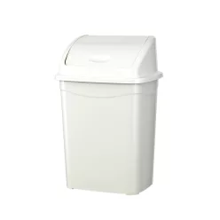   Planet Billenőfedeles szemetes kuka, műanyag, luxury fehér, 16 L 