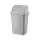 Planet Billenőfedeles szemetes kuka, műanyag, szürke eco, 16 L