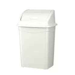   Planet Billenőfedeles szemetes kuka, műanyag, luxury fehér, 26 L