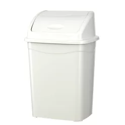   Planet Billenőfedeles szemetes kuka, műanyag, luxury fehér, 50 L