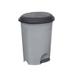   Planet Pedálos szemetes kuka, műanyag, ECO antracit, kivehető kosárral, 6L