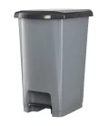 Planet Pedálos szemetes kuka SLIM, műanyag, ECO antracit, 40L