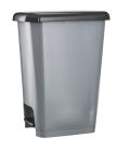 Planet Pedálos szemetes kuka SLIM, műanyag, ECO antracit, 40L