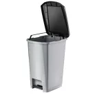 Planet Pedálos szemetes kuka SLIM, műanyag, ECO antracit, 40L