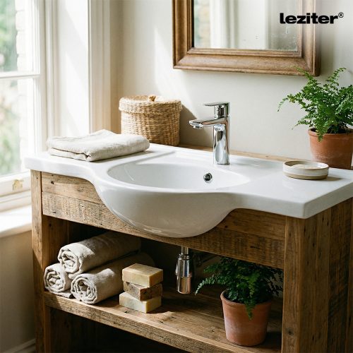 V105 szárnyas kerámia mosdó 105x50 cm