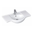 V85 szárnyas kerámia mosdó 85x48 cm