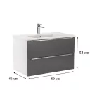 Vario Trim 80 dulap inferior cu lavoar