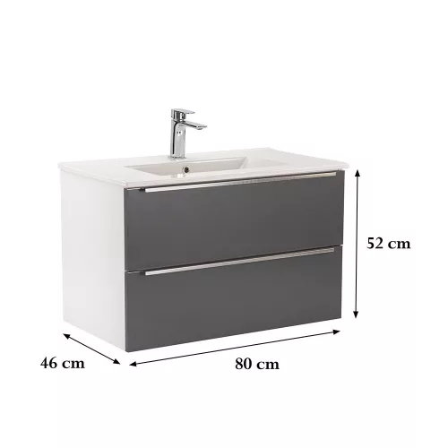 Vario Trim 80 dulap inferior cu lavoar