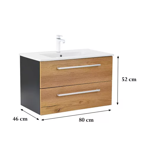 Vario Clam 80 dulap inferior cu lavoar