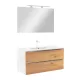 Vario Trim 100 komplett mobilier baie alb-stejar