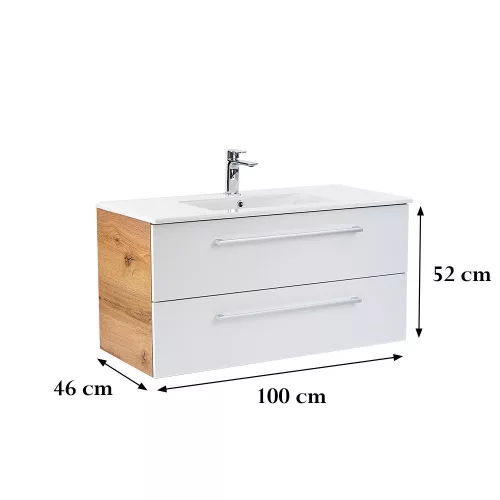 Vario Clam 100 dulap inferior cu lavoar