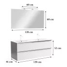 Vario Trim 120 komplett mobilier baie