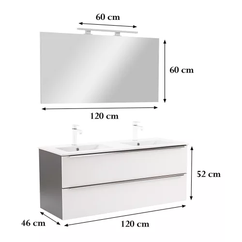 Vario Trim 120 komplett mobilier baie