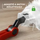 Vileda Flex & Catch hosszú nyelű portörlő