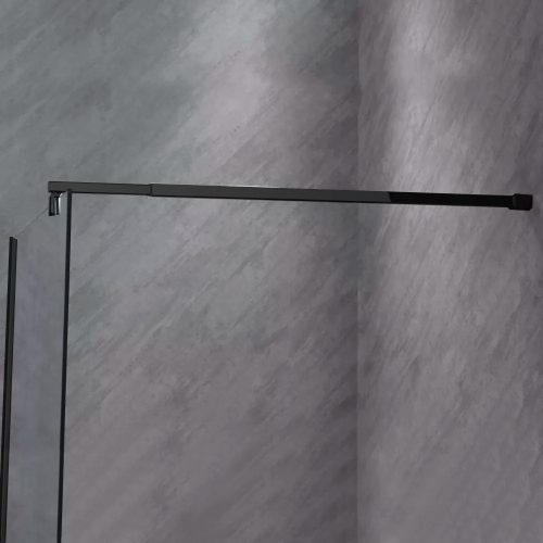 River walk in zuhanyfal 70x190 cm fekete