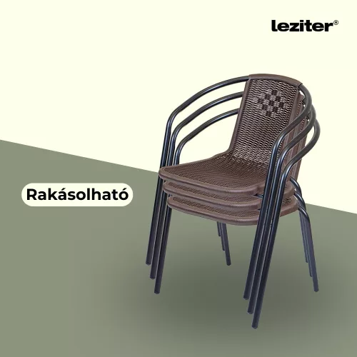 Elzas 4+1 kerti bútor garnitúra szett
