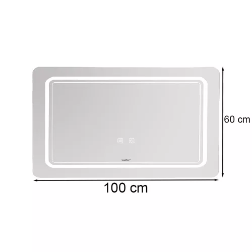 Vid 100 Spiegel mit LED-Beleuchtung
