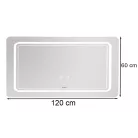 Vid 120 Spiegel mit LED-Beleuchtung