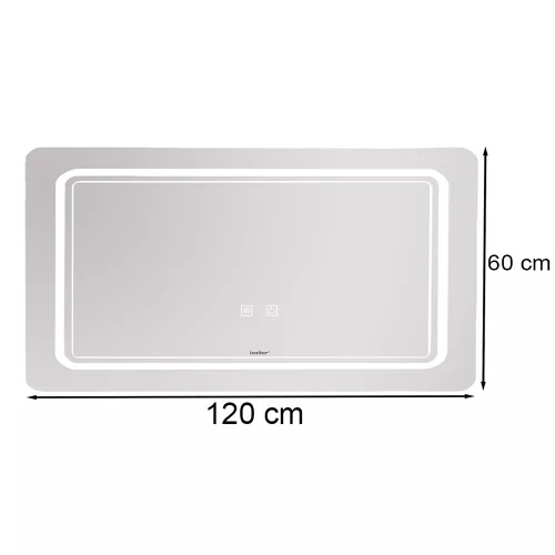Vid 120 Spiegel mit LED-Beleuchtung