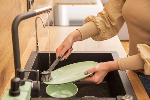 York Candy univerzális edénymosó kefe (műanyag test, Nylon szál)