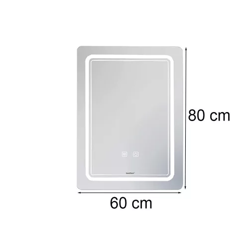 Vid Spiegel mit LED-Beleuchtung