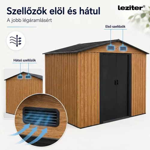 Alaska 6x8 kerti szerszámtároló ház