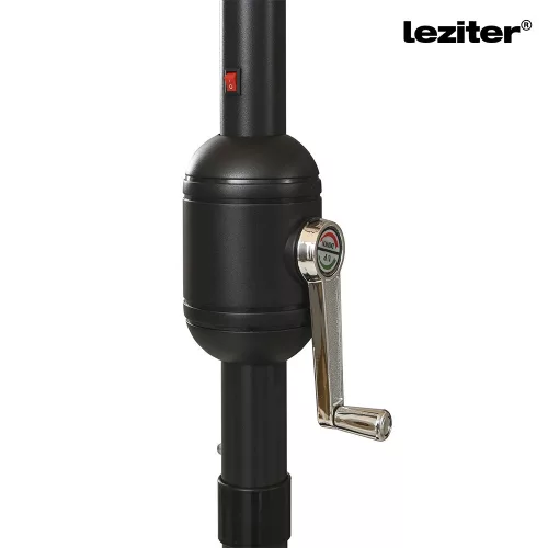 Solari kerti napernyő led lámpával bézs 300 cm