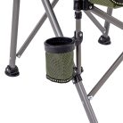 Leziter Comfort karfás horgász szék pohártartóval zöld