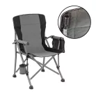 Leziter Comfort Plus karfás horgász szék pohártartóval szürke