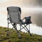 Leziter Comfort Plus karfás horgász szék pohártartóval szürke