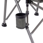 Leziter Comfort Plus karfás horgász szék pohártartóval szürke