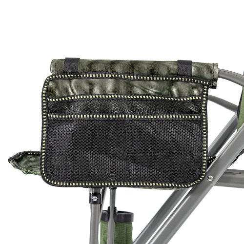 Leziter Comfort Plus karfás horgász szék pohártartóval zöld