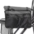 Leziter Premium fűthető karfás horgász szék pohártartóval szürke