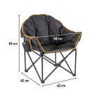 Leziter horgász fotel fekete