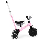 Tricikli tolókarral 2 az 1-ben rózsaszín