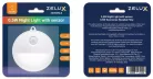 Zelux LED light with motion-sensor night illumination